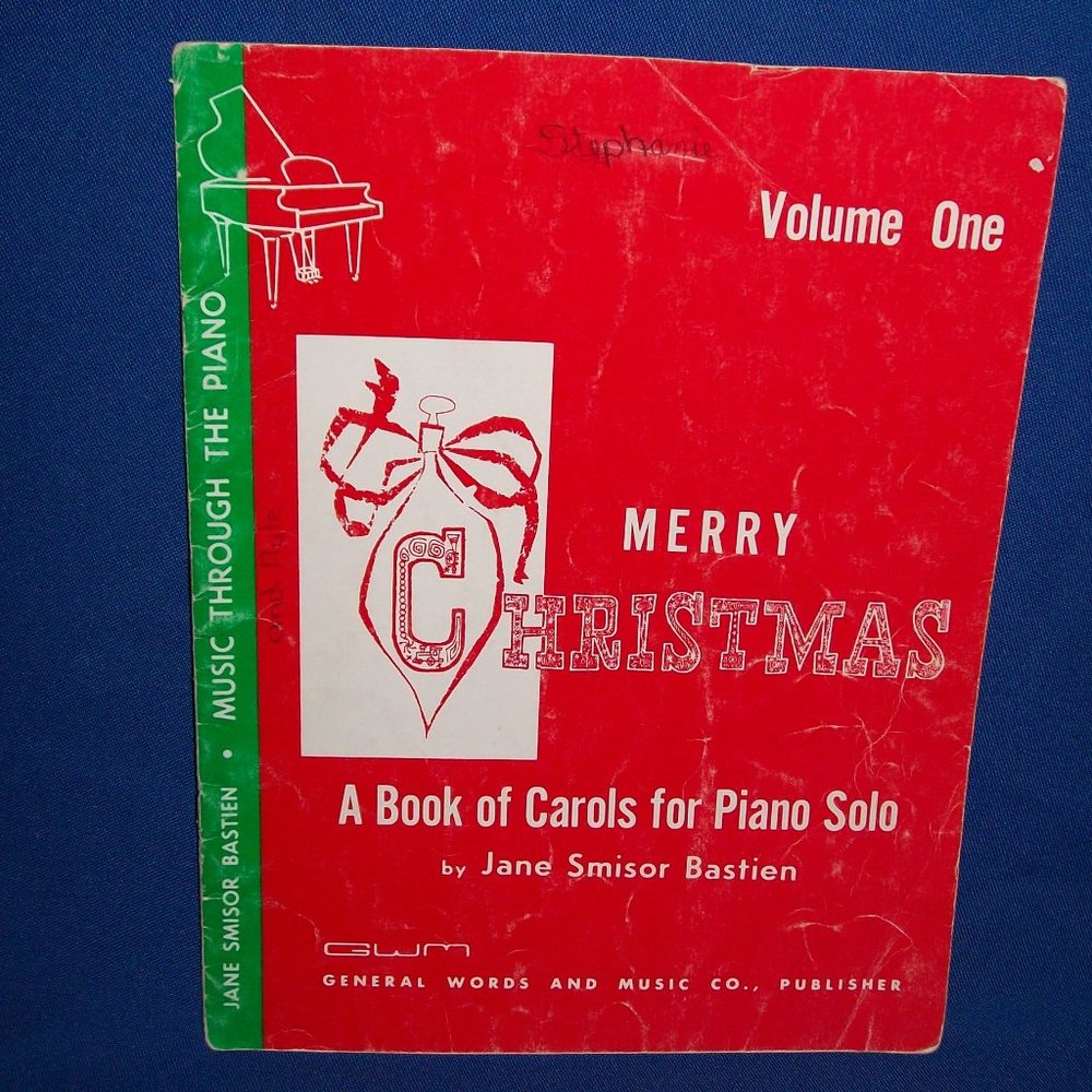 Jane Smisor Bastien Merry Christmas Carols for Piano Solo Vol. I Music Book 1965
